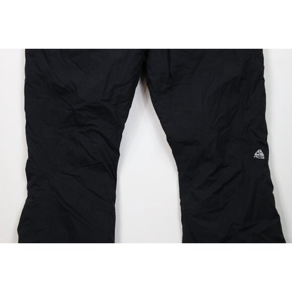 Vtg Nike ACG Womens XL Travis Scott Mini Swoosh Ski Snowboard Snow Pants Black - Picture 3 of 14